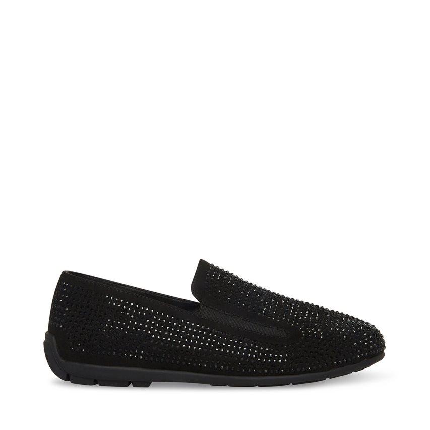 Black Steve Madden Acaviar Kids\' Loafers | PH 2490OCJ